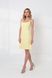 Summer, yellow dress Anna from BYURSE, 44, Yellow, Crepe, Міni, Spring Summer, Sundress, Cloth, plain, Dress, 1 kg, Yes, Ukraine, 95% viscose, 5% elastane, Sleeveless, plain, Fitted, With a zipper, Shoulder straps, Casual, A-line dresses