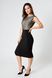 Universal, combined dress - case Elsa from BYURSE, The black, Crepe, Midi, Оff-season, Office dress, Cloth, Combined, Dress, 1 kg, Yes, Ukraine, 95% wool, 5% elastan, Sleeveless, Mesh, tight-fitting, With a zipper, Boat neckline, Classical, Dresses - case, With a zipper