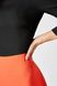 Dress sheath Bianca from BYURSE, 46, Black-orange, Crepe, Midi, Аutumn winter, Office dress, Cloth, plain, Dress, 1 kg, Yes, Ukraine, 95% viscose, 5% elastane, Sleeve 3/4, Two-tone models, tight-fitting, With a zipper, Round neckline, Classical, Dresses - case, With a zipper