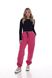 Joggers in fuchsia color, S, Fuchsia, fouter, Аutumn winter, Trousers, Cloth, Ukraine, 95% cotton, 5% elastan, Casual