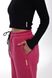 Joggers in fuchsia color, S, Fuchsia, fouter, Аutumn winter, Trousers, Cloth, Ukraine, 95% cotton, 5% elastan, Casual