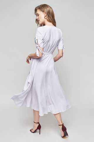 Zara grey hot sale dress