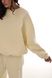 Oversize sweatshirt by BYURSE in champagne color, S, champagne, fouter, Аutumn winter, Sweatshirt, Cloth, plain, Ukraine, 95% cotton, 5% elastan, Long sleeve