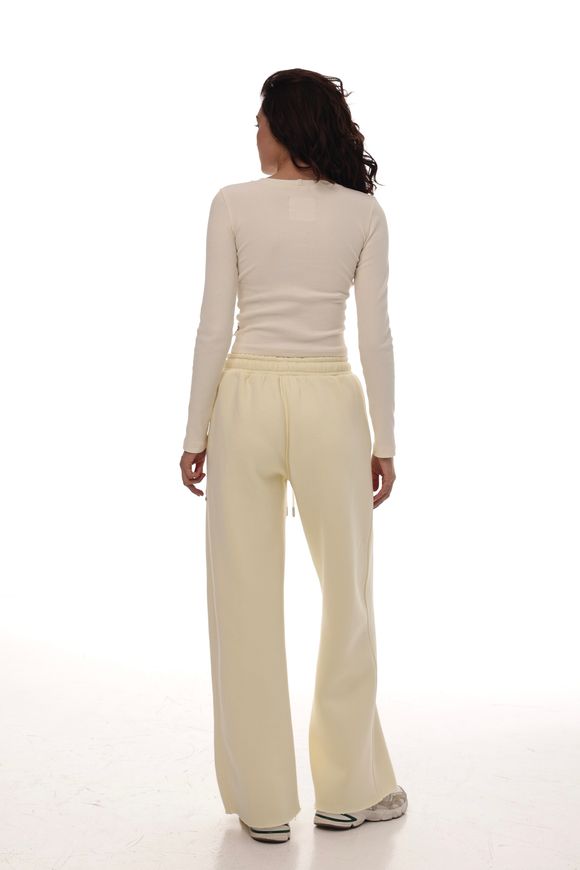 Palazzo pants by BYURSE in champagne color, S, champagne, fouter, Аutumn winter, Trousers, Cloth, plain, Ukraine, 95% cotton, 5% elastan