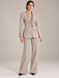 Business, beige suit from BYURSE, Beige, Costume fabric, Maxi, Оff-season, Suit classic, Cloth, plain, Suit with trousers, 1 kg, Yes, Ukraine, 95% wool, 5% elastan, Long sleeve, plain, Fitted, Buttoned, Business, Direct, Fitted