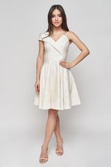 Dress Kristal, Lactic, Jacquard, Міni, Оff-season, Cocktail Dresses, Cloth, Abstract, Dress, 1 kg, Yes, Ukraine, 95% cotton, 5% elastan