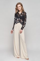 Trousers, Lactic, Dress fabric, Midi, Spring Summer