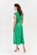 Summer jumpsuit by BYURSE., Green, Dress fabric, Midi, Spring Summer, Overalls, Cloth, plain, Overalls, 1 kg, Yes, Ukraine, 95% viscose, 5% elastane, Sleeveless, plain, flared, With a zipper, V-neck, Casual, jumpsuit shorts