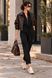 Женский, черный комбинезон с длинным рукавом Smart casual от BYURSE, 44, Черный, Диагональ, Макси, Осень-зима, Комбинезоны, Одежда, Однотонный, Комбинезоны, 1кг., Да, Украина, 95% шерсть, 5% еластан, Рукав 3/4, С поясом, Оверсайз, На молнии, Повседневный, Комбинезон брюки, С карманами
